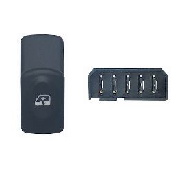 INTERRUTTORE ANT DX UGU SX ALZAV 5 PIN RENAULT KANGOO 1997-2003