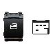 INT. ALZAV ANT DX / POST DX UGU SX NERO/BIANCO 4 PIN SEAT ALHAMBRA 2000-2010 / VW SHARAN 2000-2010