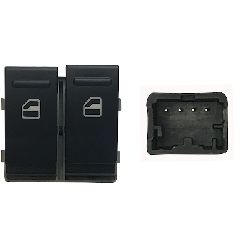 BLOCCO COMANDI ANT SX ALZAV ANT DX + SX 4 PIN VW TRASPORTER 2003-2015 / MULTIVAN 2003-
