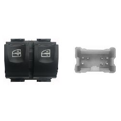 BLOCCO COMANDI ANT SX RENAULT CLIO 2012- / CAPTUR 2013- / TRAFIC 2014- / ALZAV. ANTERIORI 2 INTERRUTTORI 7 PIN