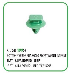 25 PZ - BOTTONE PER RIVESTIMENTI FIAT 71748293 ( 55112T )