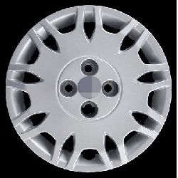COPPE RUOTA LANCIA Y NUOVO LOGO BLU C/ BORDO CROM. S/BANDIERINA 14"