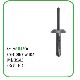 25 PZ - RIVETTO IN PLAST. A BOTTONE T17-6.5X31 ? MM.6.5 UNIVERSALE ( 15502Z )