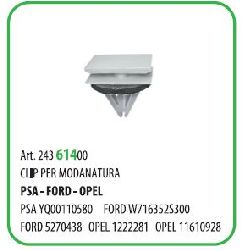 25 PZ - FISSAGGIO MODANATURE LATERALI OPEL-PSA ( 71162T )
