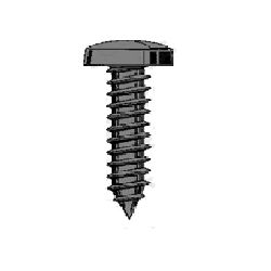 50 PZ - VITE TC+ ?4.8MM L:22MM ZINCATA ( MISURE 40550 )