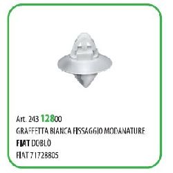50 PZ - GRAFFETTA FISSAGGIO MODANATURE FIAT 71728805 ( 55159Z )