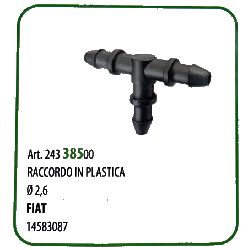 50 PZ - RACCORDO IN PLASTICA X SPRUZZINI ?2.6 FIAT 14583087 ( 15536 )