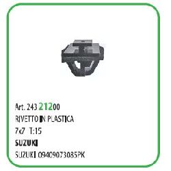10 PZ - RIVETTO IN PLAST. A BOTTONE T15-7X13 ? MM.7 SUZUKI ( 71425 )