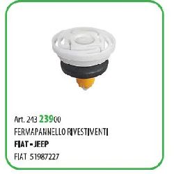 25 PZ - FERMA PANNELLO RIVESTIMENTI FIAT 51987227 ( 55153Z )
