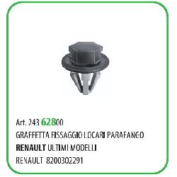 100 PZ - GRAFFETTA FISSAGGIO LOCARI PARAFANGO RENAULT OEM 8200302291 ( 41149Z )