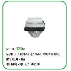 50 PZ - GRAFFETTA FISSAGGIO MODANATURE HYUNDAI 8771902500 ( 55147T )