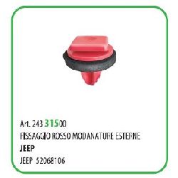 10 PZ - FISSAGGIO MODANATURE JEEP 52068106 ( 50395T )