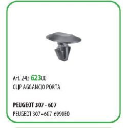 100 PZ - CLIP GUARNIZIONI PORTIERA PEUGEOT 307/607 6990.E0 ( 50174T )