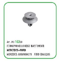 50 PZ - FERMA PANNELLO RIVESTIMENTI MERCEDES A0069884378 ( 50283Z )