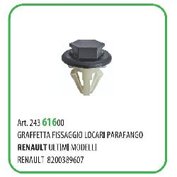 100 PZ - GRAFFETTA FISSAGGIO LOCARI PARAFANGO RENAULT OEM 8200389607 ( 41150Z )