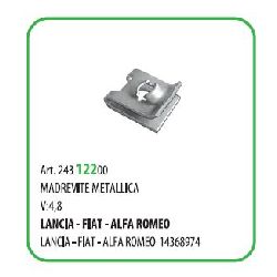 100 PZ - MADRE VITE METALLICA MM 15X2 VITE MM 4.2 FIAT ( 55132Z )