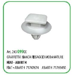 100 PZ - GRAFFETTA FISSAGGIO MODANATURE FIAT 71747674 ( 50237Z )
