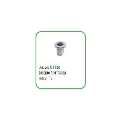 100 PZ - INSERTO RIVETTO T16 X FORO ? MM 9 VITE M6 FIAT ( 41307 )