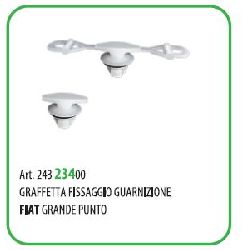20 PZ - GRAFFETTA FISSAGGIO GUARNIZIONI PORTIERE FIAT ( 50536 )
