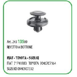 100 PZ - RIVETTO IN PLASTICA A BOTTONE FIAT/TOYOTA/SUZUKI ( 55236Z )