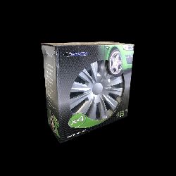 N.O- SET COPPE RUOTA UNIVERSALI 16" LUCIDE 4PZ IN SCATOLO