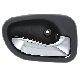 MANIGLIA INT POS SX HYUNDAI ATOS 1998-2003 - ATOS PRIME 1999-2002 GRIGIA C/LEVA CROM 