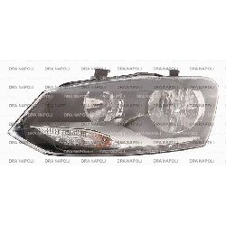 FARO H7-H7 CON MOT. ELET T. DX VW POLO 2009-MOD. HELLA - VERS COM/HL