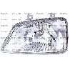 FARO H4 PRED. PER REG. E L. SX DAIHATSU TERIOS 2000-2004