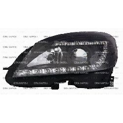 KIT FARO H7 C/LENTICOLAR E A LED C/MOT. MERC CLASSE C W204 2007-2010 PAR NERA