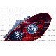 GRUPPO OTTICO POST. FUME'-ROSSO SX OPEL CORSA 2011- VERSIONE 3 PORTE OPC