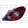 GRUPPO OTTICO POST. FUME'-ROSSO SX OPEL CORSA 2011- VERSIONE 3 PORTE OPC