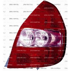 GRUP OTT POST. ROSE'-ROSSO SX HONDA JAZZ 2002-2004 VERS DAL 2004-