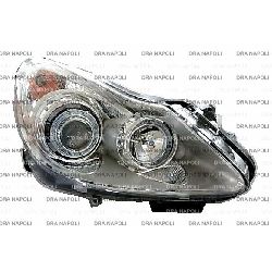 KIT FARO H1-H7 C/LENTIC. TECN. CELIS PRED. PER REG. EL . OPEL CORSA 2006-- PAR CROM
