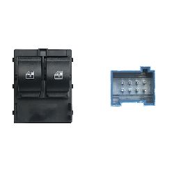 BLOCCO COMANDI ANT SX ALZAV. 8 PIN CITROEN NEMO 08- / FIAT FIORINO QUBO 08- / PEUGEOT BIPPER 08-