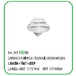 100 PZ - GRAFFETTA FISSAGGIO MODANATURE FIAT 71719954 (55273Z)