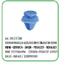50 PZ - FERMA PANNELLO RIVESTIMENTI RENAULT 820090984 59106Z 