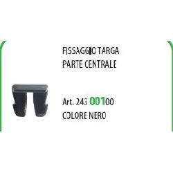 50 PZ - FISSAGGIO TARGA NERO UNIVERSALE 33123 