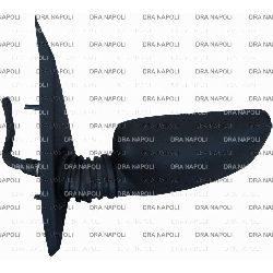 RETROV C/LEVA DX FIAT PANDA 750 1986- CAL NERA