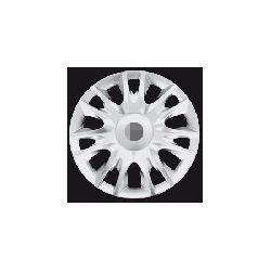 COPPA RUOTA LANCIA Y 2011- 15'' C/L NUOVO ( BLU CORN CROM S/BANDIERINA)